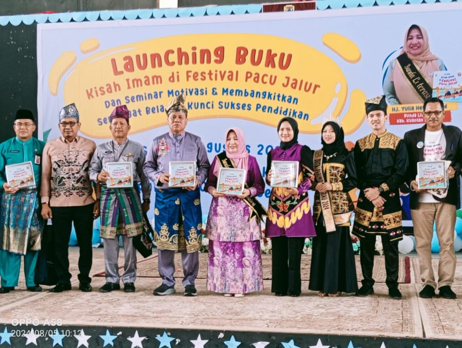 Bupati Kuansing Hadiri Launching Buku Literasi Kisah Imam