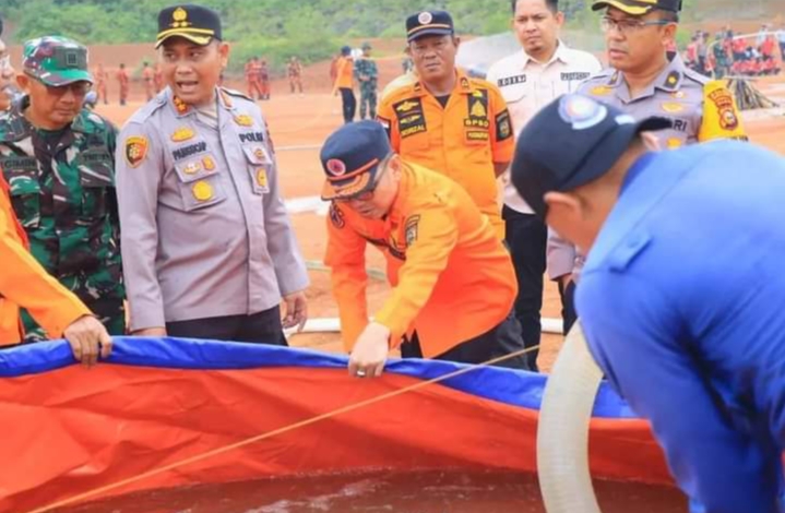 Bupati Kuansing Pimpin Apel Gladi Kesiapsiagaan Terhadap Bencana Tahun 2024