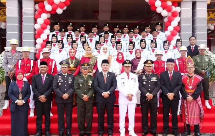 Bupati Kuantan Singingi Pimpin HUT RI Ke- 79 Tahun