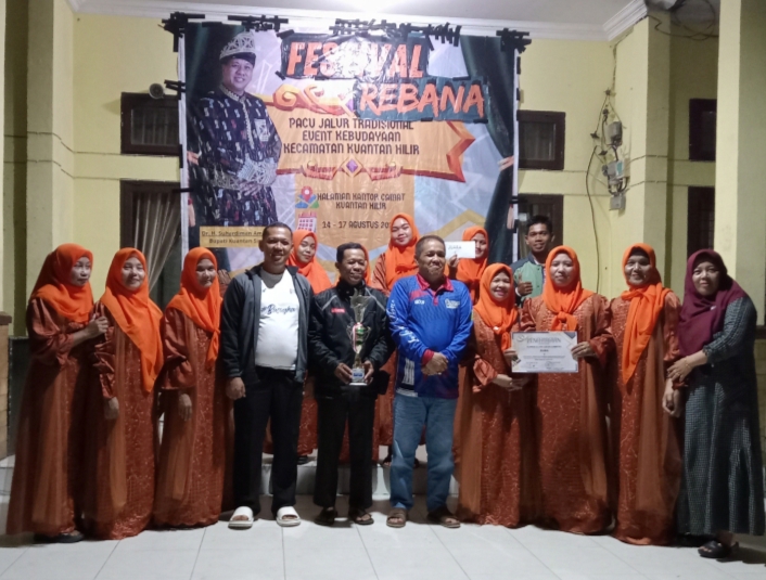 Group Rebana Kurnia Ilahi Keluar Sebagai Juara Dalam Rangka Meriahkan Pacu Jalur dan HUT RI Ke- 79