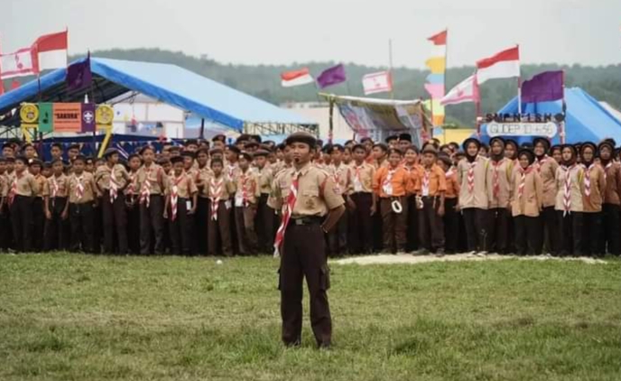Perkemahan Pulau Kore Sungai Paku Jadi Pembukaan Jambore 2024