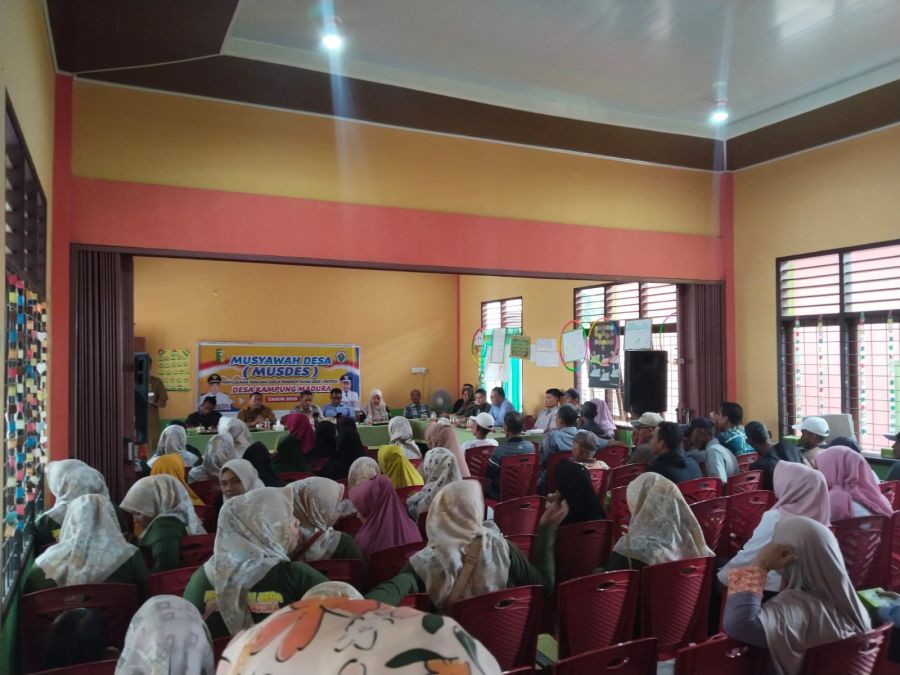 Musdesa RKPDes Kampung Madura, Prioritas Masyarakat Sejalan dengan Program Pemerintah Desa