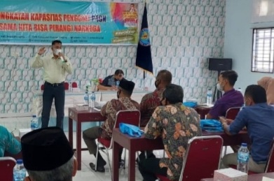 Polres dan BNNK Kuansing lakukan Bimtek P4GN terhadap Penggiat Pendidikan